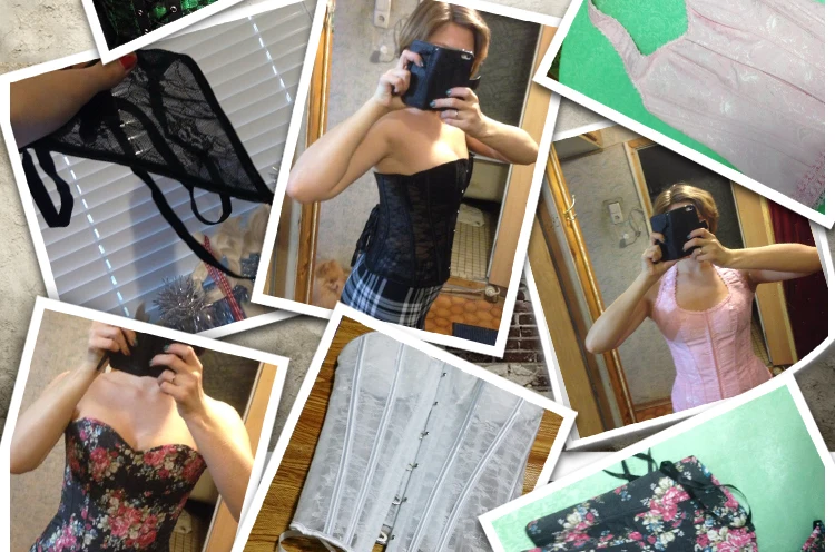 Бесплатная доставка модные дизайнерские 8 видов цветов Большие размеры плиссированные корсетные Женщины Бюстье overbust викторианской