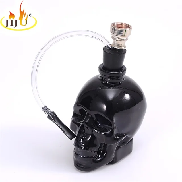 Buy JIJU Portable Skull Head Hookahs New Arrival Interesting Smoking Hookah