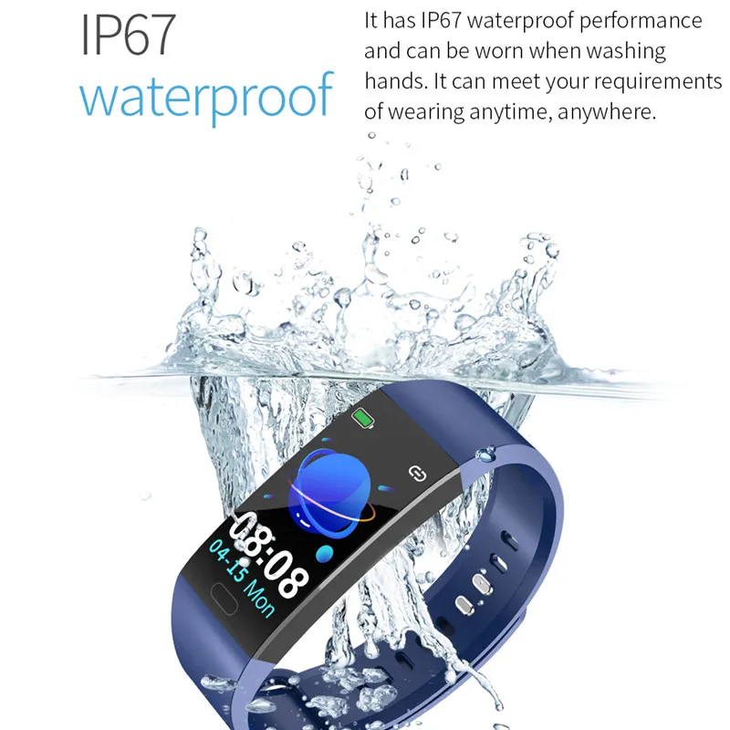 Новый спортивный фитнес трекер RD11 Smart Band Bluetooth Браслет мониторинг сердечного