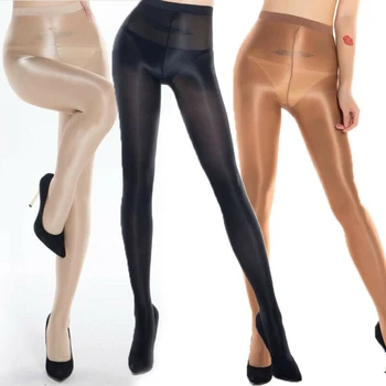 

Womens Sexy Tights Stretched Lingerie Performance Pantyhose Stockings Casual Shiny Reflective Solid Ladies Fashion New