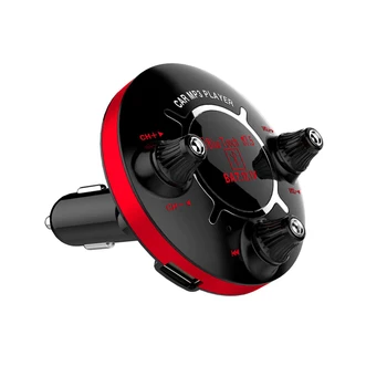

Bluetooth 4.0 Car MP3 Player Car Kit Bluetooth FM Transmitter Wireless Audio Player For Dual-AUX Dual-USB Auto Accessories hot