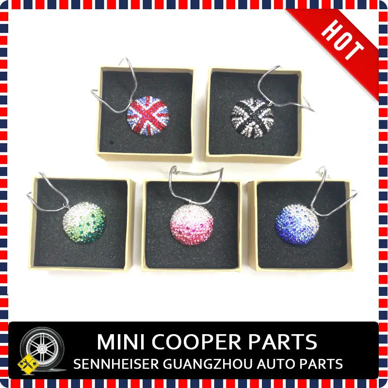 5 см черный Юнион Джек хрустальный шар diamond украшения комплекты для Mini Cooper R55 R56 r57 R58 R59 R60 R61 f55 F56