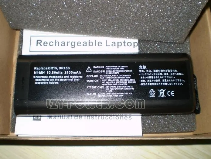 Replacement battery for notebook k229 k225 dr15 dr15s dr15sb innova