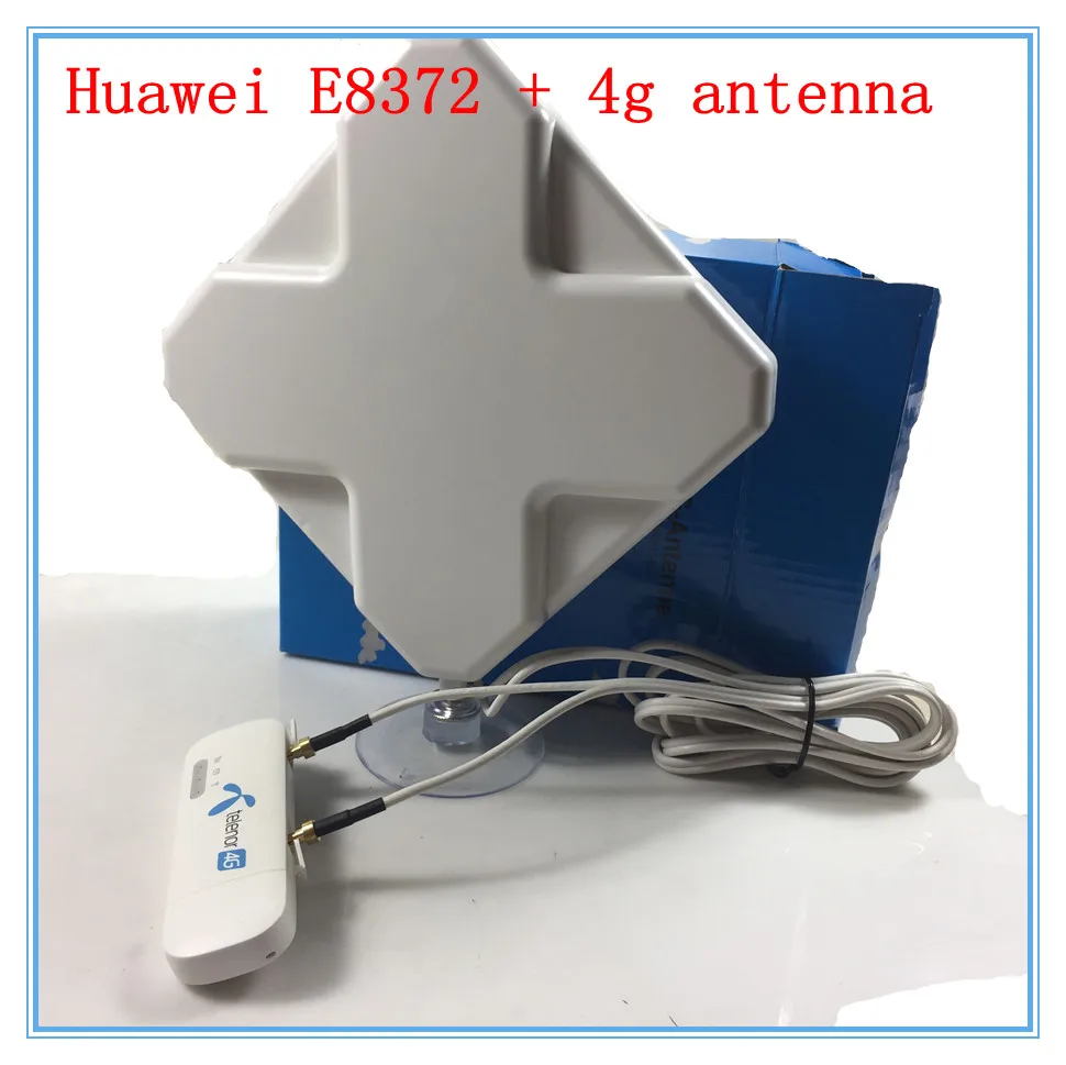 Разблокированный усилитель сигнала Huawei E8372 + 4G антенна usb wifi модем 4g mifi флешка E8372h