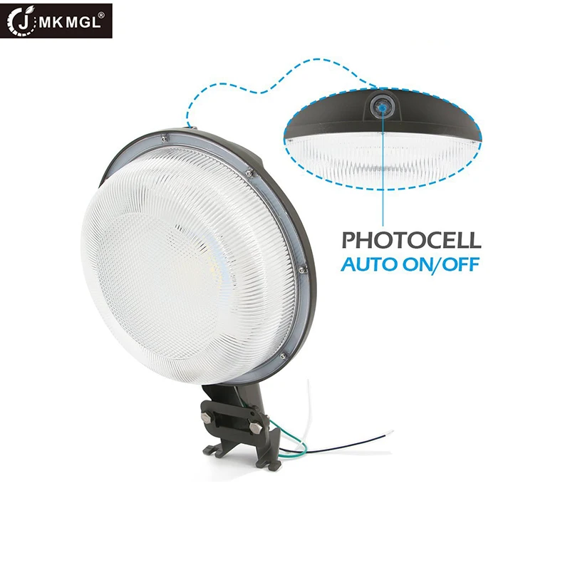 

JMKMGL LED Barn Light with Photocell, 42W 5000K 4600lm Flood light,110-277VAC,Dusk to Dawn LED Yard Lights for Outdoor Security