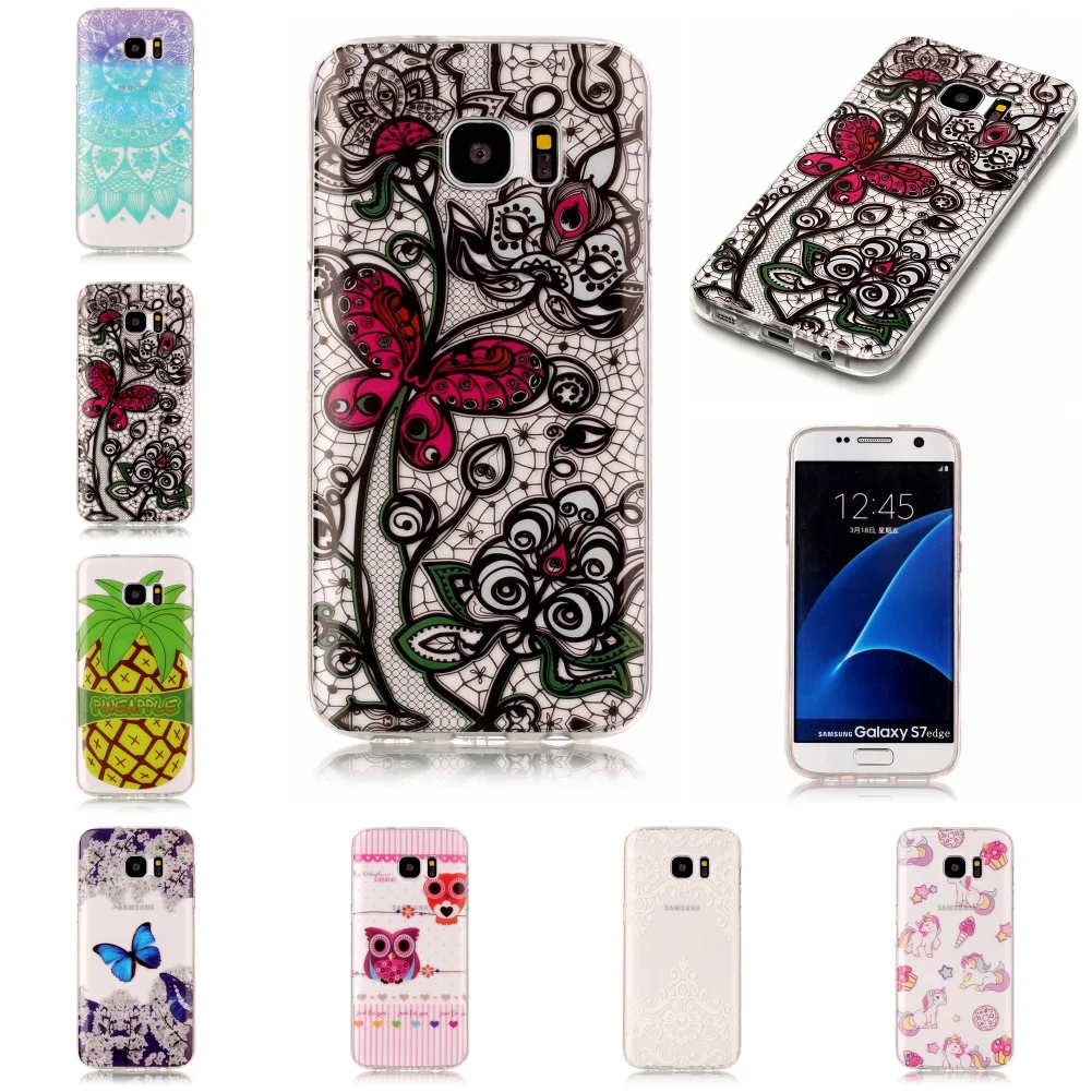 For Samsu Sansung Samsug Samsung Galaxy S7 Edge SM G935F Transparent