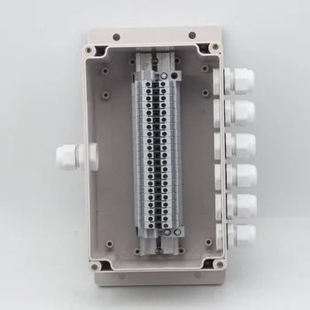 

waterproof plastic junction box 1 in 6 out terminal power distribution box