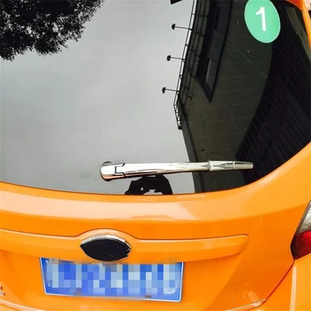 WELKINRY 車の自動車カバー用ボルボ XC60 2018 ABS クロームリアテールウィンドウ風防ウインドワイパートリム