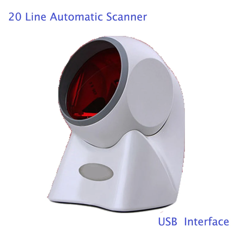 20 Line Automatic Omnidirectional Laser Barcode Scanner  With USB  Interface For Retail StoreSupermarket 1