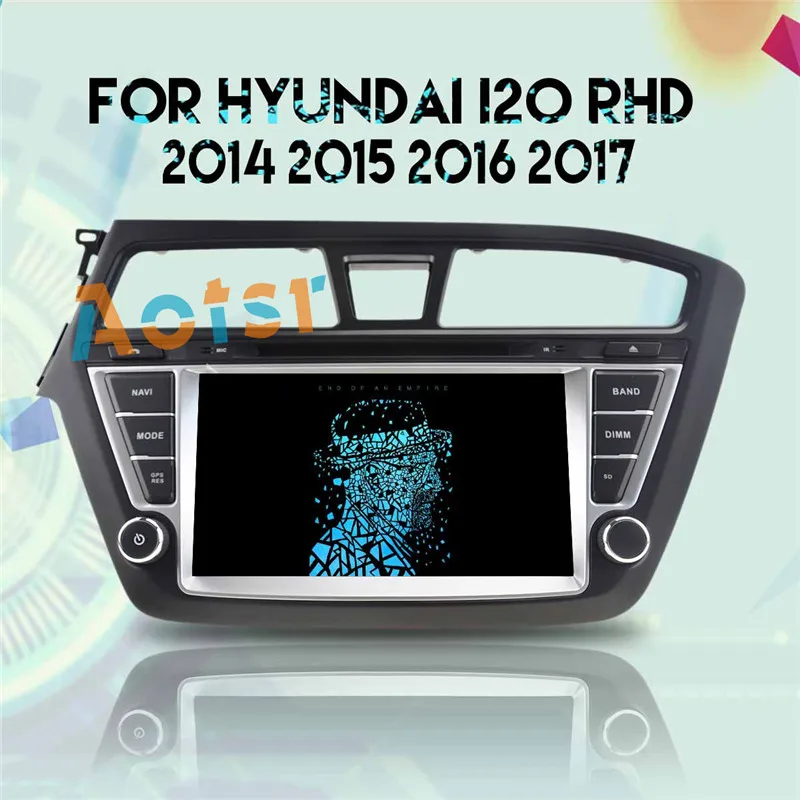 Perfect 4+32G Octa core Android 8.0 For HYUNDAI I20 2014 2015 2016 2017 Car DVD Player GPS Radio CD AUDIO Radio Navigation multimedia 4