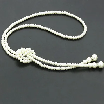 Модное жемчужное ожерелье заявление Strand Макси Jewelry Большой жемчуг цепи жемчужное колье-чокер Цепочки и ожерелья для Для женщин - Окраска металла: one layer
