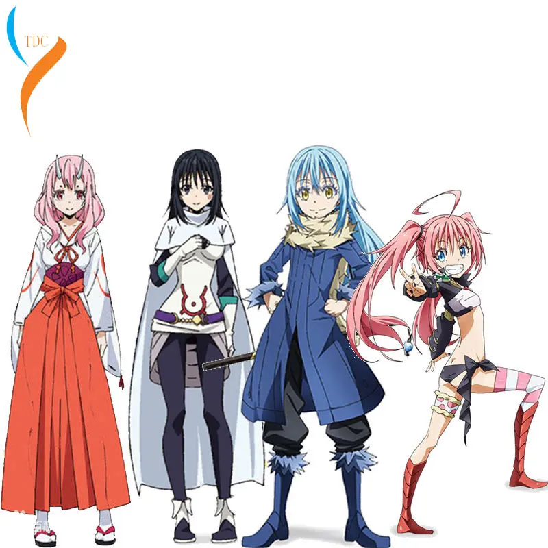 

2019 New That Time I Got Reincarnated as Slime Cosplay Milim Nava Rimuru Tempest Shuna Shizu Rimuru Tempest shuna Cosplay Wig