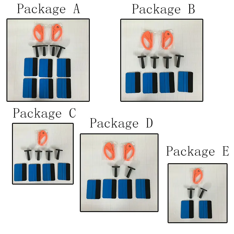 Полезные инструменты для обертывания автомобиля синий скребок Ракель с войлочным краем магнитный держатель виниловый резак установка набор инструментов