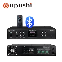 120 Вт Bluetooth pa Усилитель 2 зоны Аудио Усилитель Поддержка дистанционного управления, USB, sd-карта, FM для системы общественного адреса