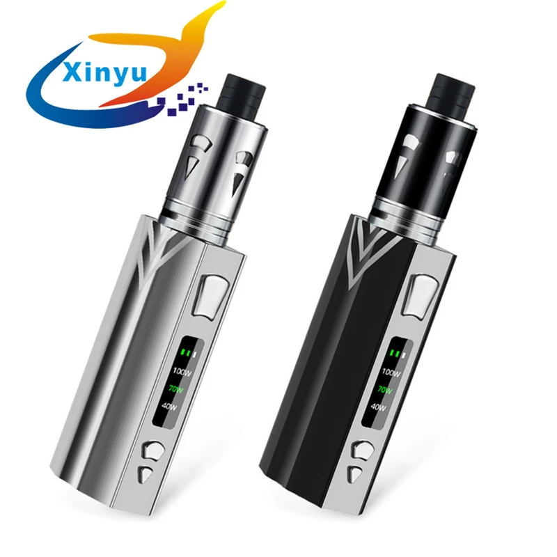 2PC Original JXS008 100w Starter Kit 2000mah Vaporizer Kit Shisha vape Pen Hookah Metal Body 3.5ml vape Electronic Cigarette KIT