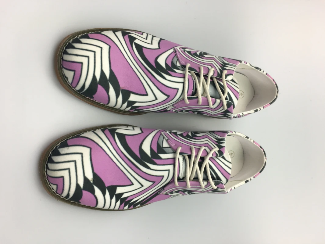 Instantarts Модные мужские Autumm Туфли-оксфорды 3D печать Досуг Обувь кожаная для девочек для Для Мужчин's Кружево со шнуровкой на плоской подошве