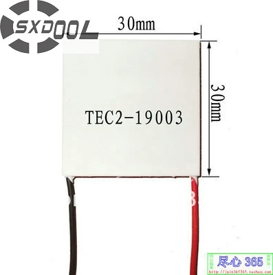 SXDOOL TEC пельтье TEC2-19003 15 в 30 30 6 мм Термоэлектрический охладитель модуль Пельтье производители на заказ