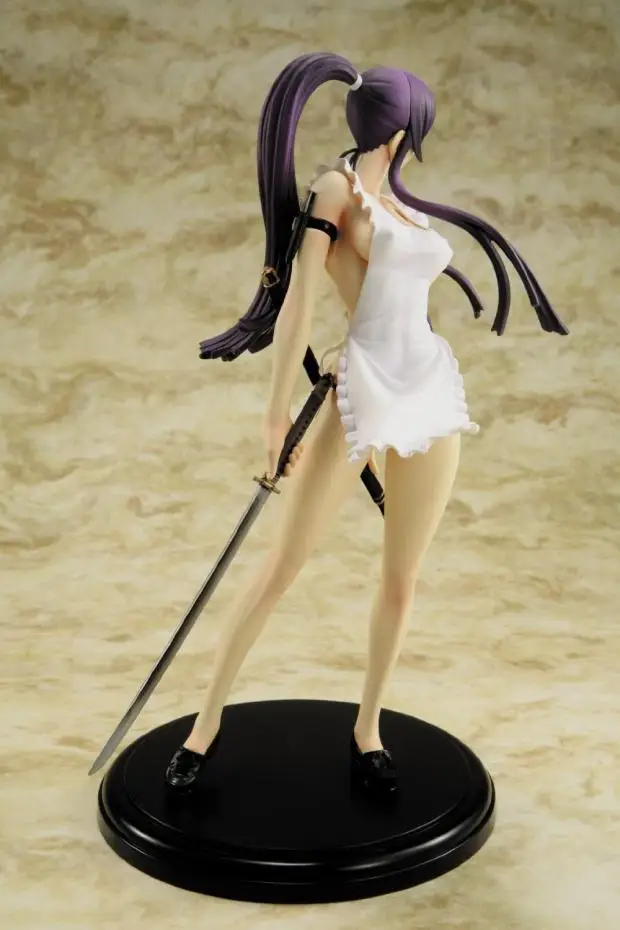 

22cm Abune Chara-Ani High School of the Dead Busujima Saeko 1/8 Scale PVC Action Figure Adult NO BOX