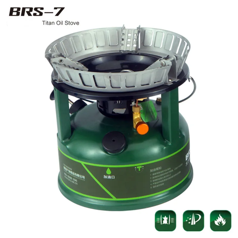  BRS 9800W Liquid Fuel Oil Camping Gasoline Stove Portable Outdoor Cooker Picnic Hiking Equipment Su