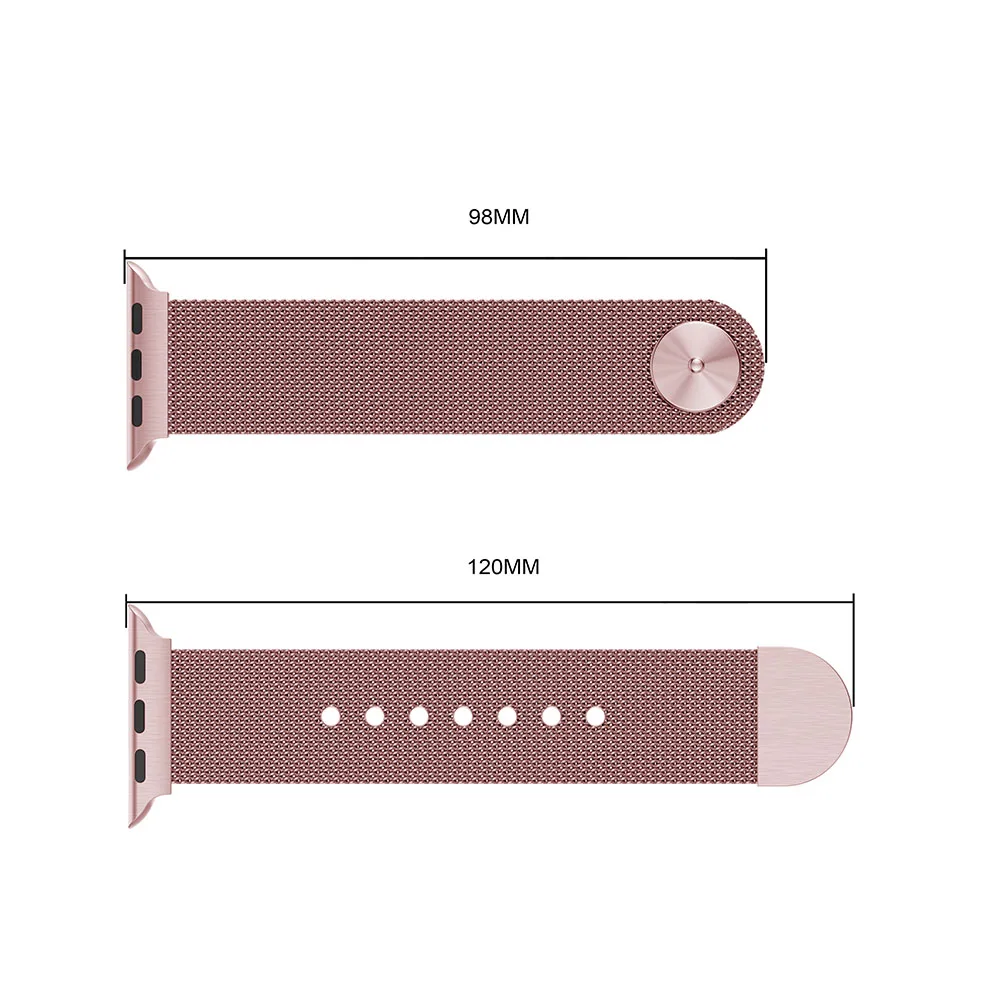 Миланский Браслет, Браслет Нержавеющая сталь ремешок для наручных часов Apple Watch серии 1/2/3, 42 мм, 38 мм, версия браслет ремешок для наручных часов iwatch серии 4 40 мм 44 мм