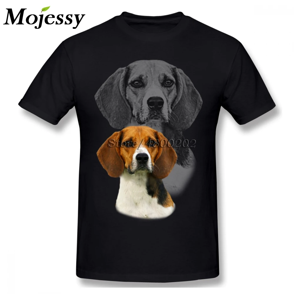 

Beagle Dog T-shirt For Men Plus Size 4XL Couple Shirt