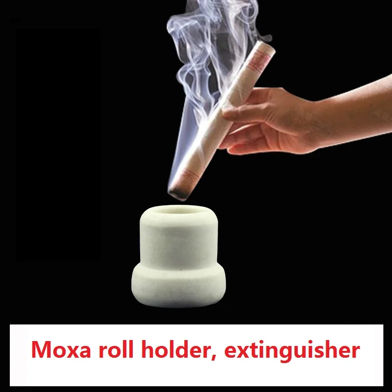 Jade Moxibustion Seat, Moxa Roll Holder, Moxa Extinguisher, Artwork Beautiful And Practical, 3 Size Optional