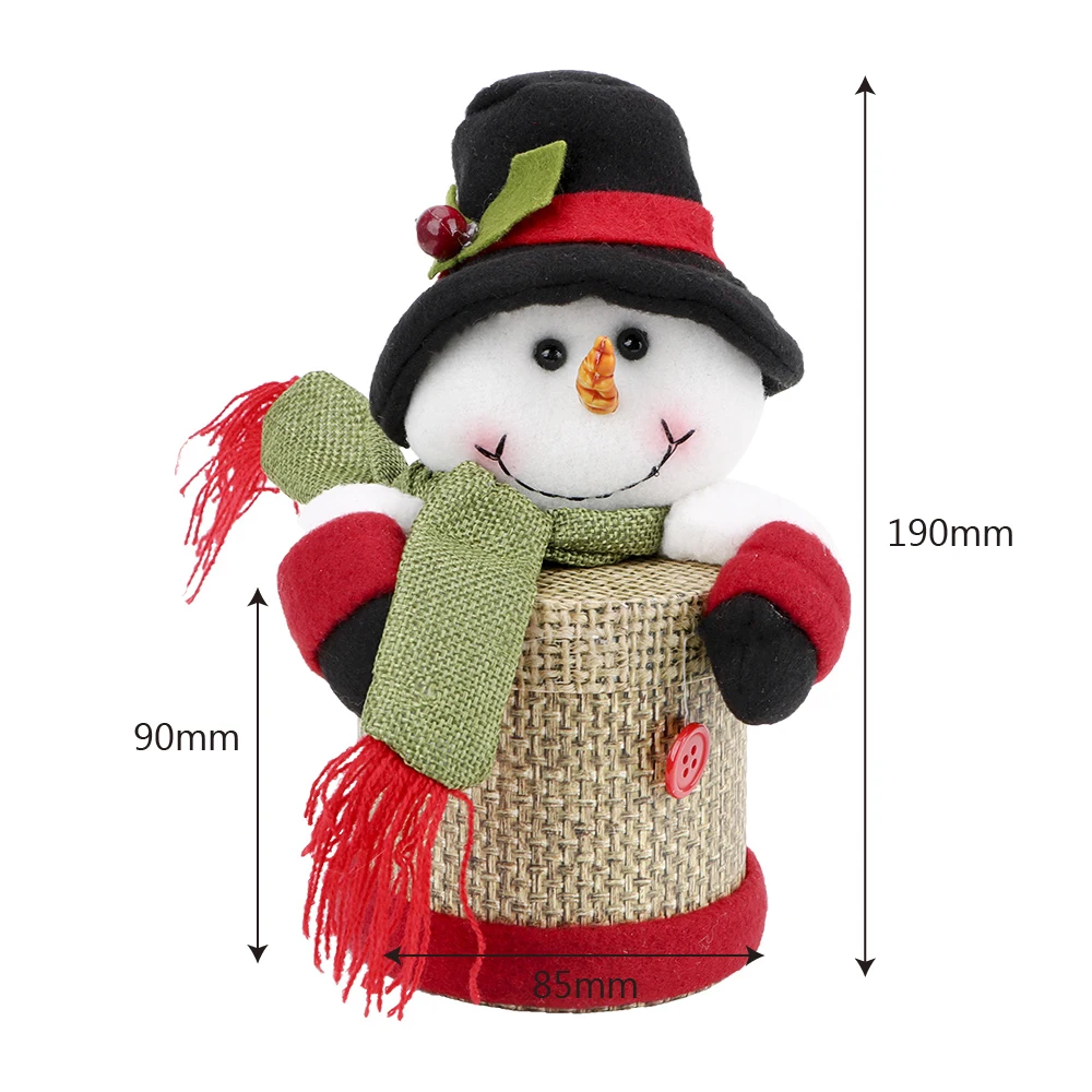 YOSOLO Christmas Candy Container Car-styling Christmas Snowman Santa Claus Stowing Tidying Storage Boxes Interior Accessories YOSOLO Christmas Candy Container Car-styling Christmas Snowman Santa Claus Stowing Tidying Storage Boxes Interior Accessories