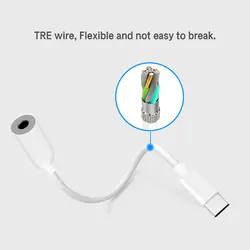 Горячие USB 3,1 Тип C адаптер для 3,5 мм наушники гарнитуры Кабель наушников аудио адаптер конвертер кабеля для Xiaomi Android телефон