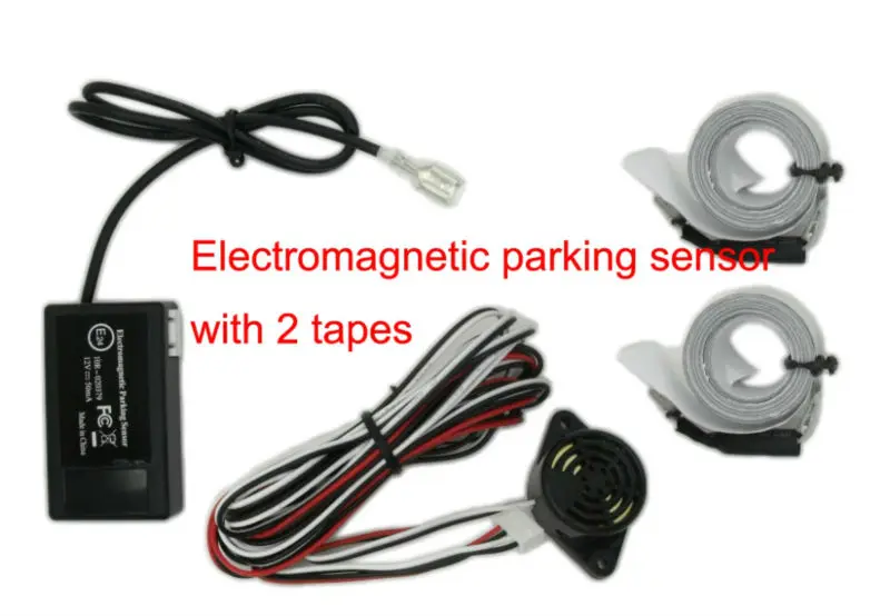 Электромагнитный датчик парковки U301, помощь при парковке автомобиля, Обратный датчик парковки, без отверстий, без просверленных отверстий,, с 2 лентами