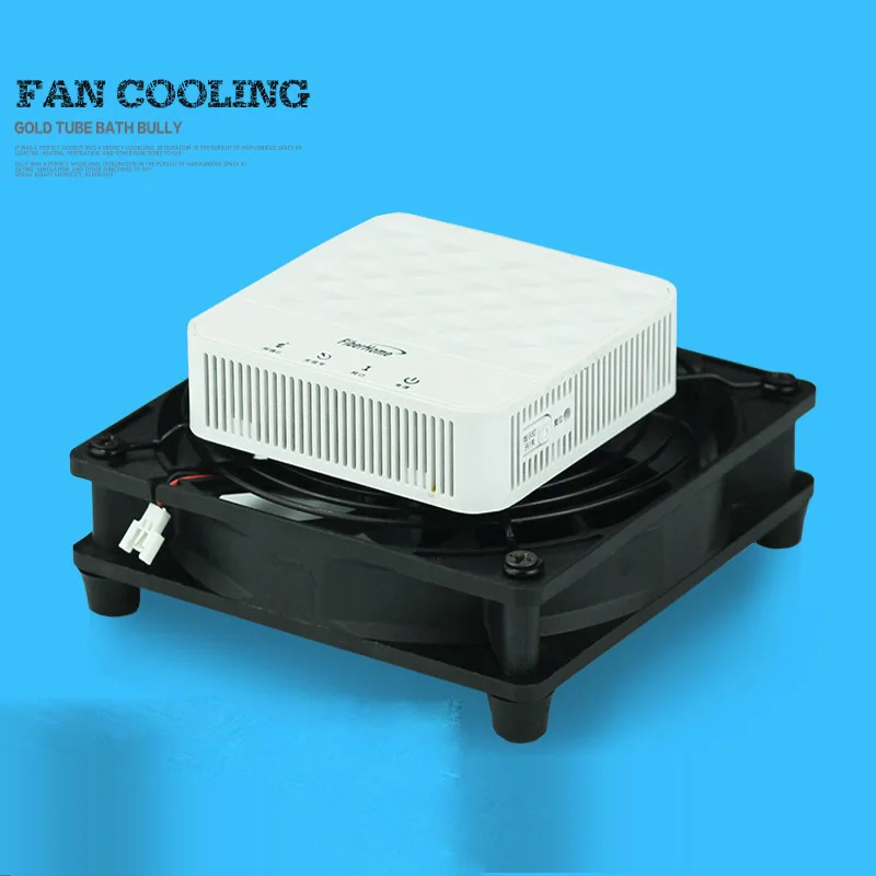 Small Cool Fan for Computer Cabinet Media Router Ventilation Modem Entertainment 