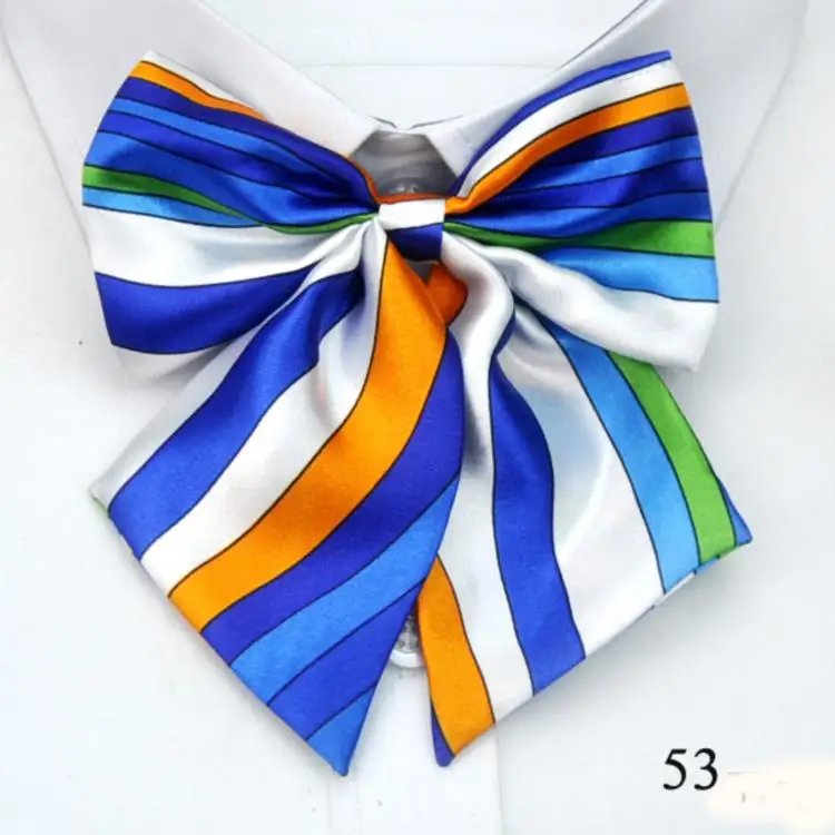 Leopard галстук-бабочку Для женщин галстук-бабочка в горошек в полоску школьница равномерное галстук-бабочка Винтаж галстук плед студентов с