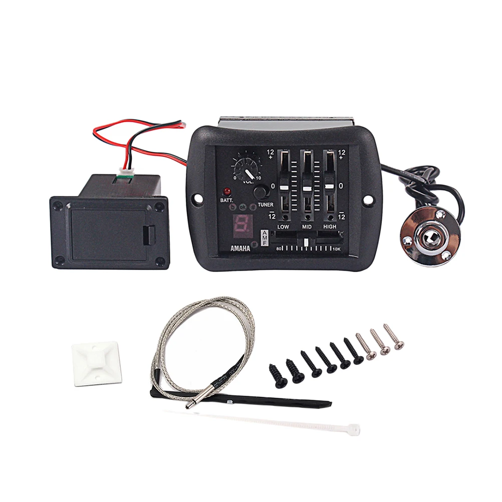 

Equalizer Premium 4 Band Acoustic Folk Professional Equalizer EQ Preamplifier For Accessory Parts Guitar