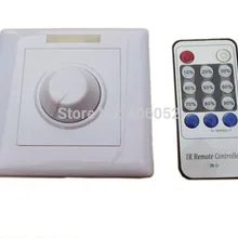 Высокого напряжения инфракрасный 14-ключ симисторный удаленного ручка LED диммер 110 В 220 В для затемнения лампы