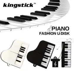 Kingstick Симпатичные фортепиано модель флешки USB Flash Drive 8 ГБ 16 ГБ 32 ГБ 64 ГБ 128 ГБ накопитель памяти флэш-диск usb Stick cle usb