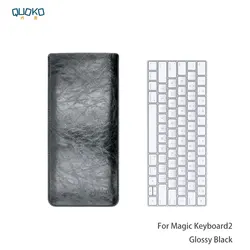 Ultra-Thin Microfiber Leather Laptop Sleeve Case - Magic Keyboard2 (Glossy Black)
