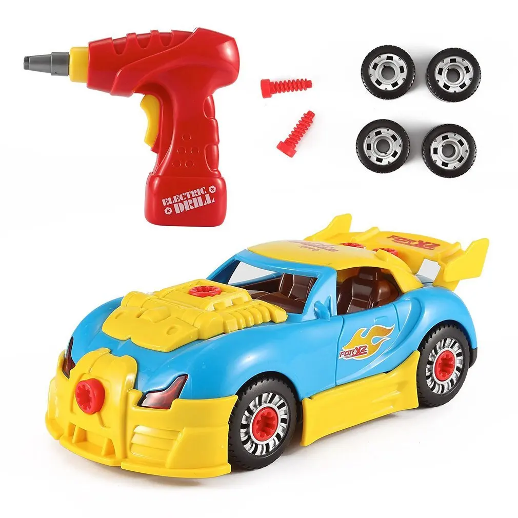 DIY World Racing Car Kit Children Scale Model Toy Electronic Assembly