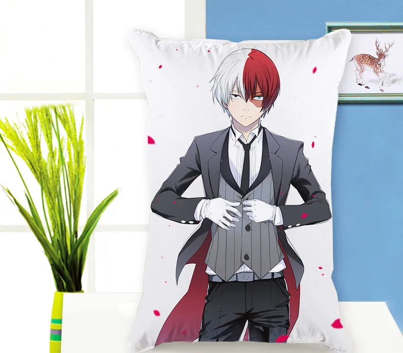 Японский Аниме Boku no Hero academic прямоугольная Подушка Чехол Рождественская Dakimakura С