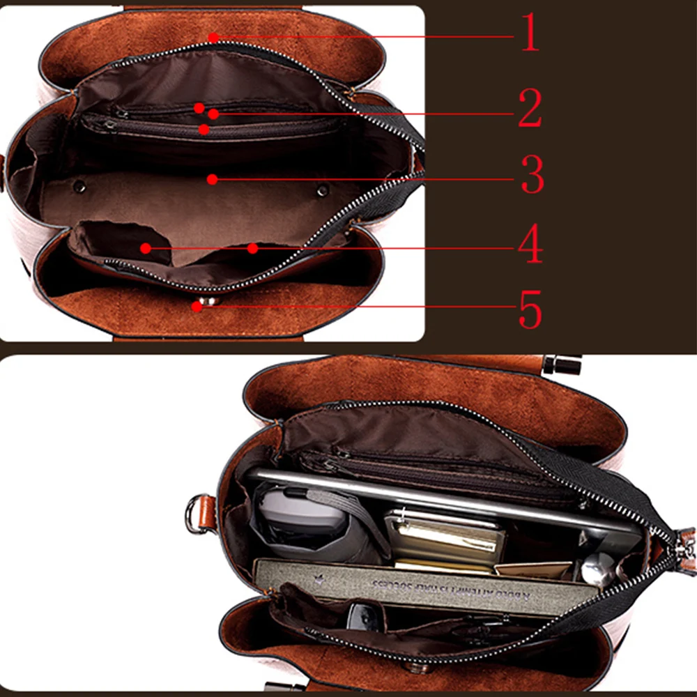 de Petróleo Retro Bag Mulheres Crossbody Ombro