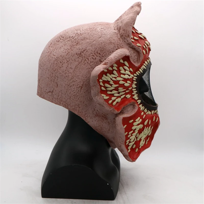 Новые странные вещи зомби Eleven Косплей Маска Ужас противное Подсолнух чомпер шлем на всю голову Хэллоуин маскарад маски