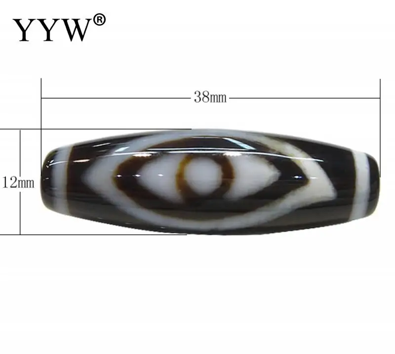 

2018 Women Men Charm Jewelry Phoenix Eye Natural Tibetan Dzi Beads Oval Phoenix Eye & Two Tone Tibetan Dzi Beads Free shipping