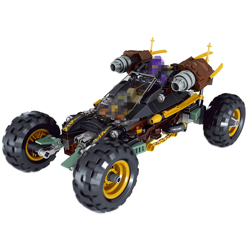 

Technic Model Building Blocks Compatible LegoINGLYS Ninjagoed Black Chariot Chase Creator Brick Toy for Children 426pcs