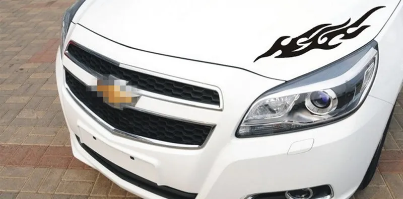 Автомобильные стильные аксессуары серебряное кольцо Тотем огня светоотражающие