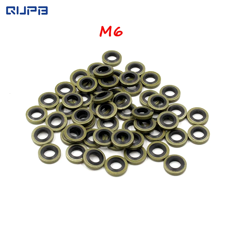 M6 Bonded Seal Washers For High Pressure Gauge or Quick Connect Coupler