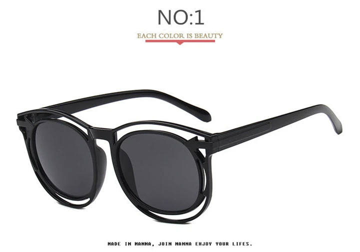 jumlai Luxury Vintage Round Sunglasses Women Brand Designer 2018 Individuality Sunglasses Sun Glasses For Women Female Ladies Mirror  (8)