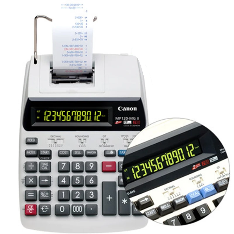 Печать калькулятор MP-120MG печать аддер Бизнес Офис компьютер калькулятор Calculadoras Calculadora