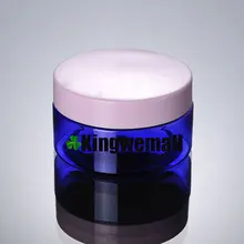 100 г 300 шт/партия крем синяя пластиковая банка косметическая упаковка GBE04