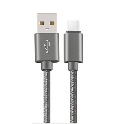 Chuwi Hi10/Vi8 Pro USB 3,1 type-C usb type C кабель для синхронизации данных и зарядки для Elephone P9000/P9000 Lite/M3 USB-C - Цвет: Gray