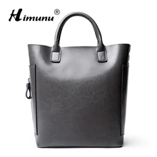 Винтажная женская сумка, масло, воск, кожаная женская сумка, Большая вместительная сумка, женская сумка через плечо, известный бренд, Bolsas Feminina