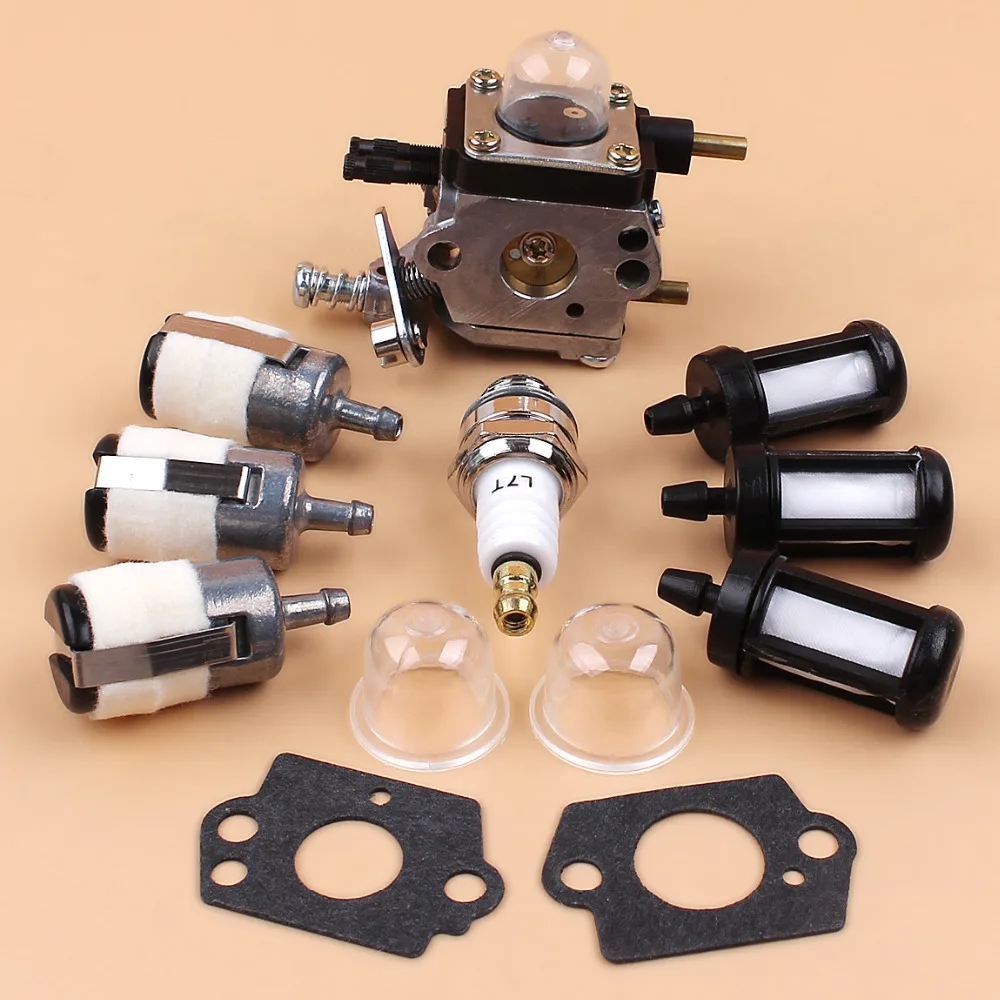 Carburetor Carb Fuel Filter Primer Bulb Kit For MANTIS TILLER 7222 7225