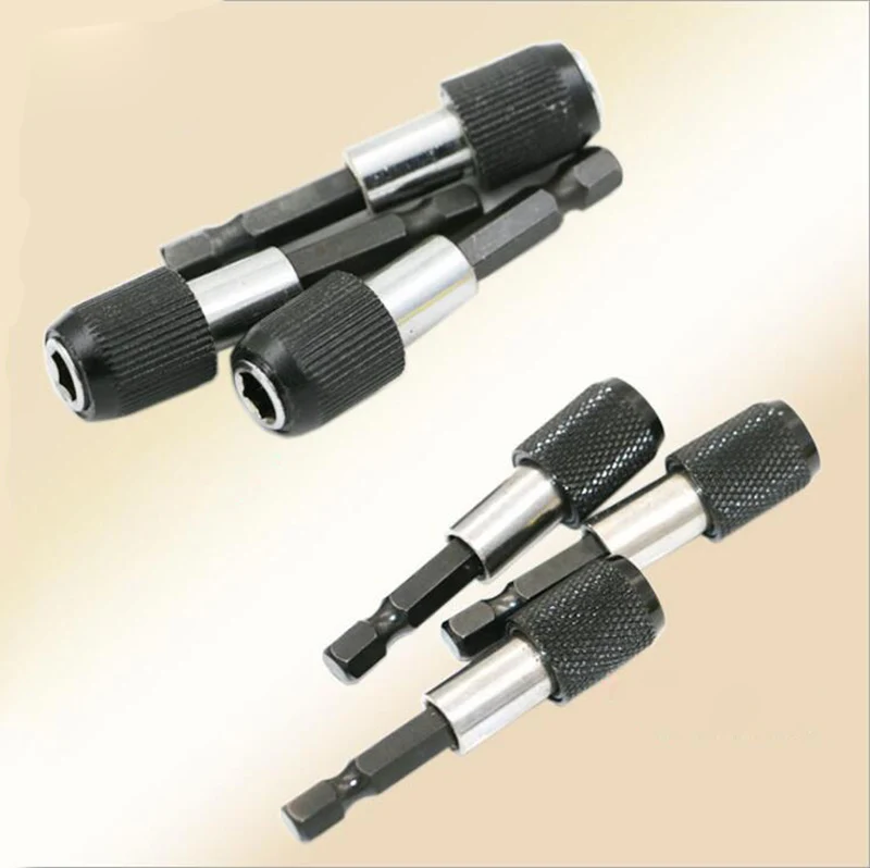 2pcs/lot Hexagonal Handle 6.35mm Self locking Pole Extension Rod